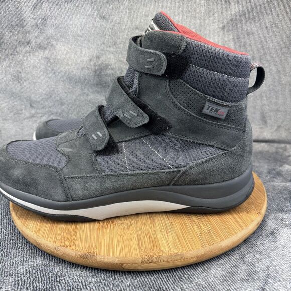 L.L.Bean Boots Mens Size 11 Gray Hook-and-Loop Strap Insulated PrimaLoft Winter - Picture 3 of 10